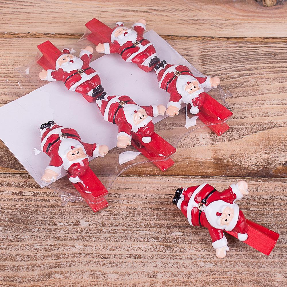 Прищепки из керамики Санта-Клаус (2591-2)