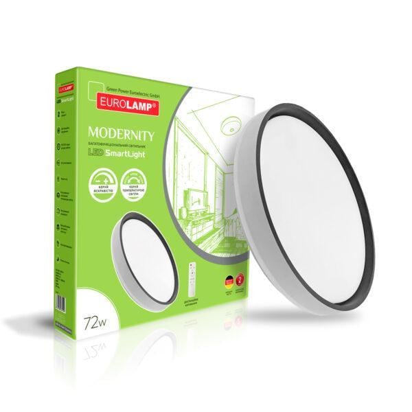 Светильник LED с пультом управления Eurolamp Modernity 72W 3000-6500K White (21804049) Светильник LED с пультом управления Eurolamp Modernity 72W 3000-6500K White (21804049)
