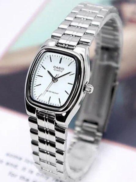 Наручний годинник жіночий Casio LTP-1169D-7A Timeless Collection Lady Timeless Collection Білий (2910347392)