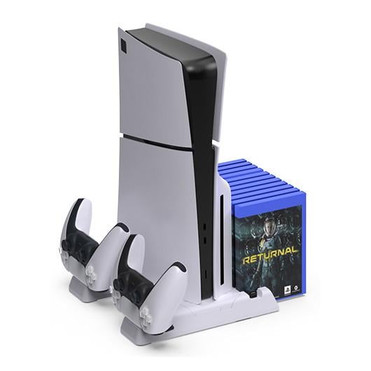 Подставка PS5 Pro/Fat/Slim с охлаждением зарядки контроллеров Dobe TP5-3537B Pro