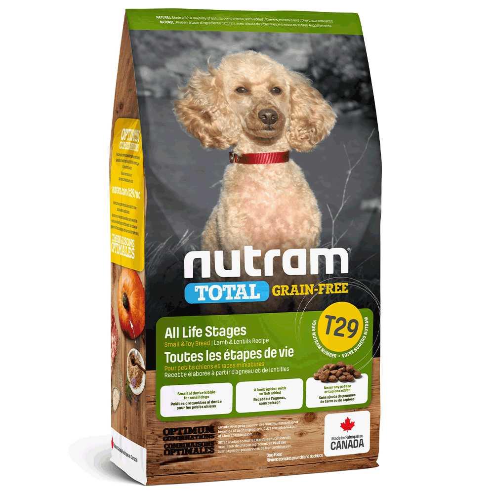 Сухой корм для собак Nutram T29 Total GF Lamb&Lentils Small Breed Dog с ягненком/чечевицей 5,4 кг (109048)