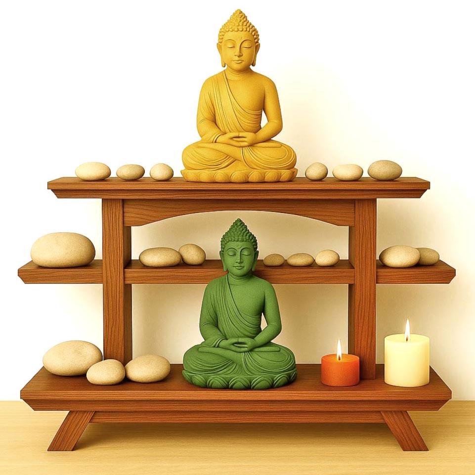 Вівтар для медитації з дерева Джавар Охра (ЛАТ-013704) Вівтар для медитації з дерева Джавар Охра (ЛАТ-013704)