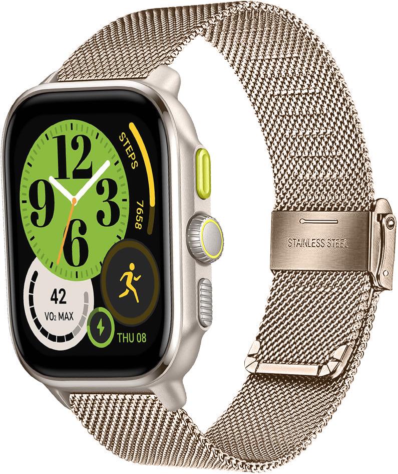 Ремінець металевий Rapid для Amazfit Cheetah Square Rose Gold (38506-27)