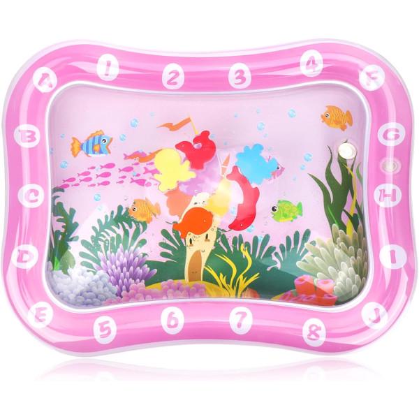 Акваковрик розвиваючий ігровий морські жителі Рожевий