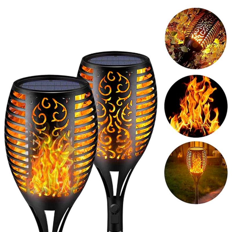 Светильник садовой на солнечной батарее с эффектом пламени 52 см (4123408) - фото 4 Светильник садовой на солнечной батарее с эффектом пламени 52 см (4123408) - фото 4