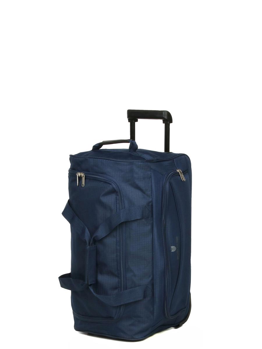 Дорожная сумка на колесах малыйа Worldline S 55x28x30 см 46 л 2 кг Темно-синий (898-55)