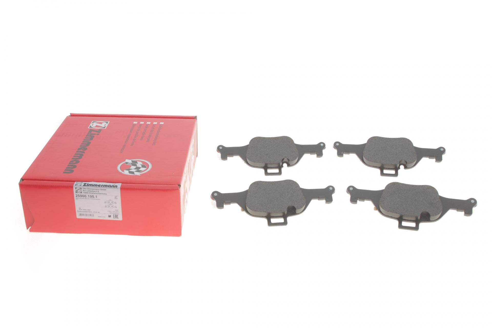 Тормозные колодки передние ZIMMERMANN для BMW 3/5/7/X3/X4/X5/X6 17- Ate (25900.195.1) Тормозные колодки передние ZIMMERMANN для BMW 3/5/7/X3/X4/X5/X6 17- Ate (25900.195.1)