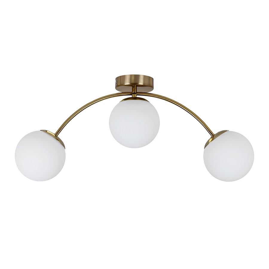 Люстра 7529907-3 BRZ+WH Бронзовый/Белый (LVS4761) - фото 1 Люстра 7529907-3 BRZ+WH Бронзовый/Белый (LVS4761) - фото 1