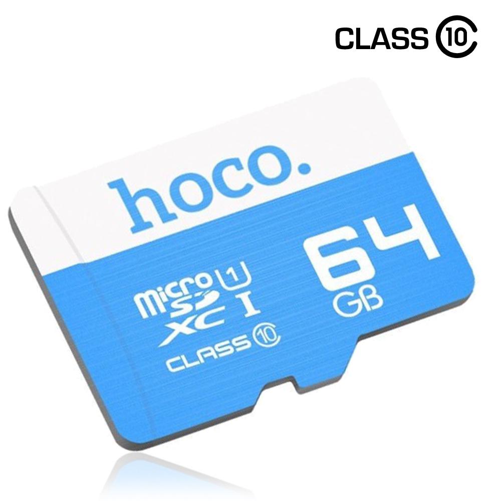 Карта пам'яті Hoco MicroSD TransFlash Class 10 64GB Синій - фото 2 Карта пам'яті Hoco MicroSD TransFlash Class 10 64GB Синій - фото 2