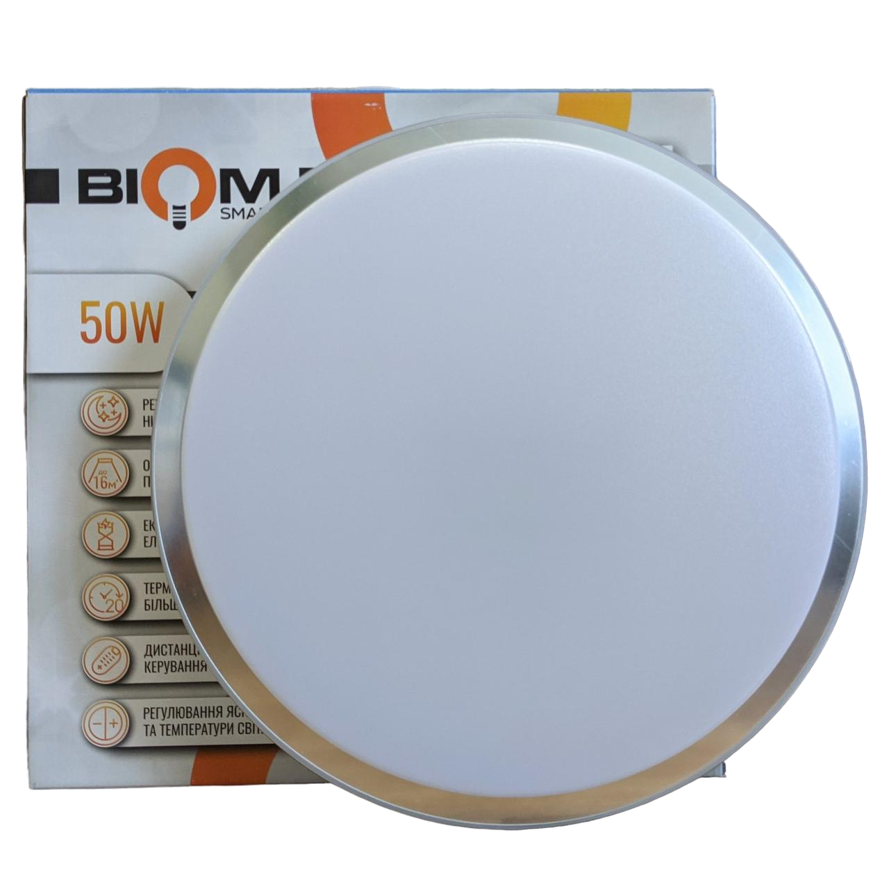 Світильник світлодіодний Smart SML-R18-50 з пультом 3000-6000K 50 Вт