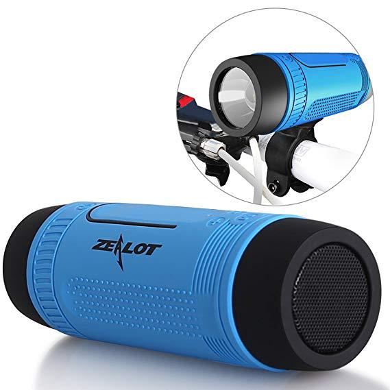 Колонка велосипедна Zealot S1 Bluetooth Блакитний - фото 2