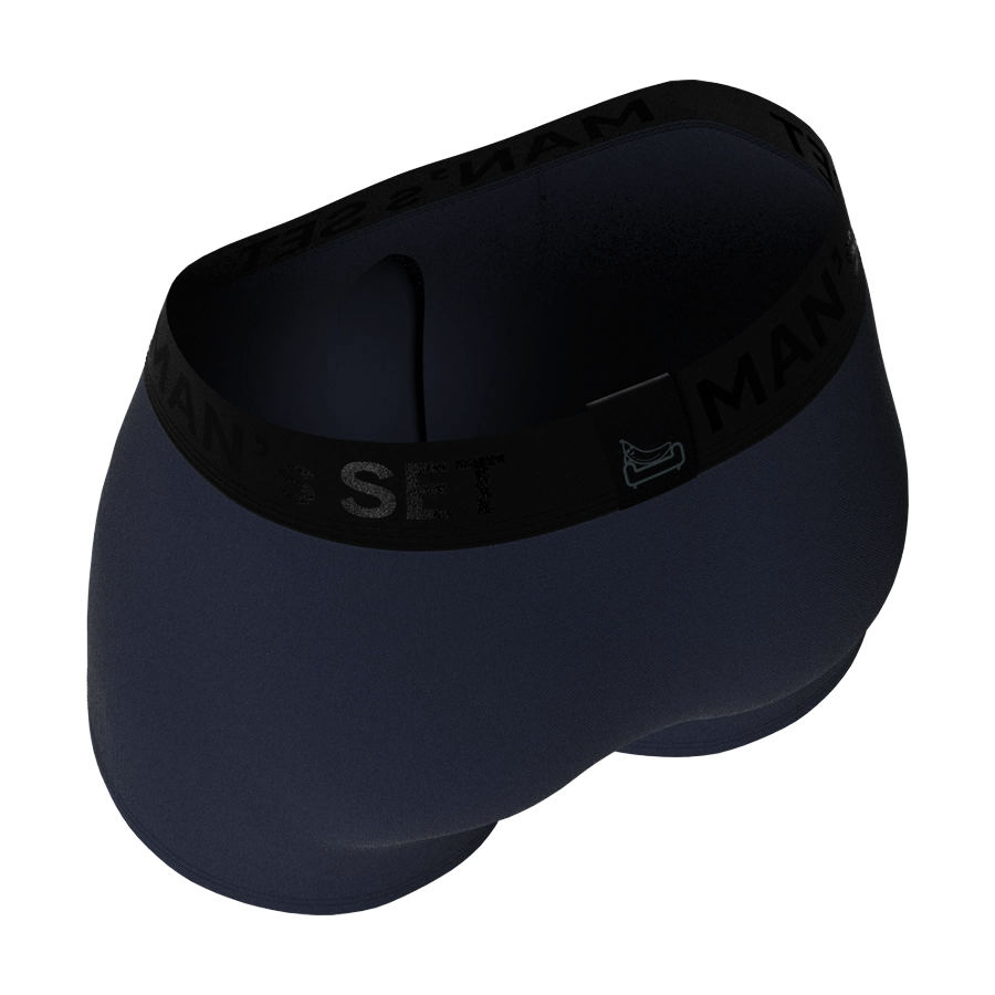 Боксери чоловічі анатомічні з бавовни MAN's SET Anatomic Classic 2.0 Black Series NB100-46 L Темно-синій - фото 4 Боксери чоловічі анатомічні з бавовни MAN's SET Anatomic Classic 2.0 Black Series NB100-46 L Темно-синій - фото 4