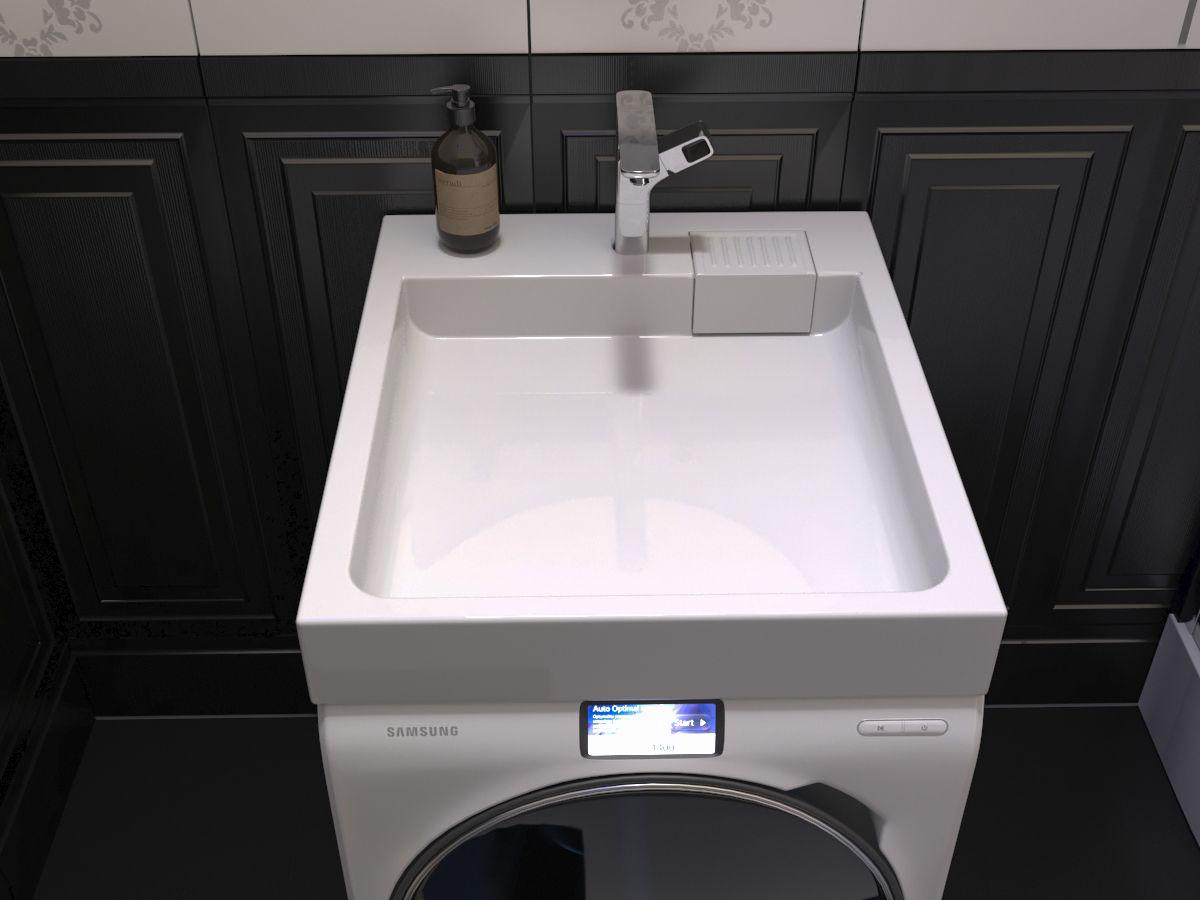 Умивальник на пральну машину Redokss San PROTON акриловий 51х60 см - фото 3