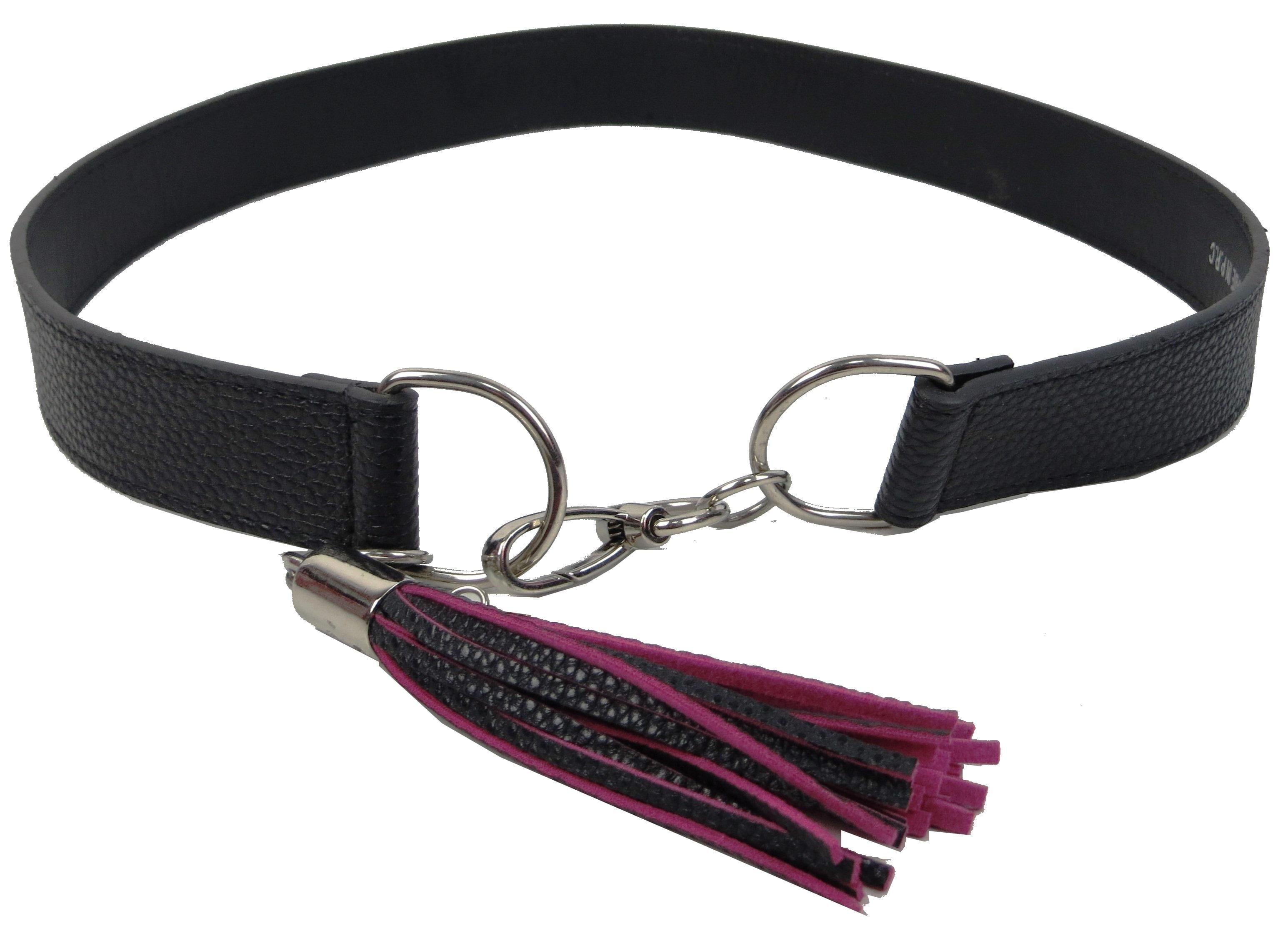 Ремінь жіночий Doca з екошкіри Чорний (54574 black) Ремінь жіночий Doca з екошкіри Чорний (54574 black)