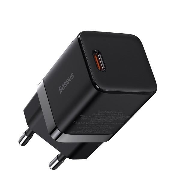 Зарядное устройство для Baseus 30W 1Type-C GaN3 Fast Charger PD3.0 3A Black (CCGN010101)