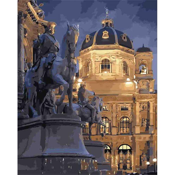 Картина за номерами Ідейка "Відень у ночі" 40х50 см (KHO3538)