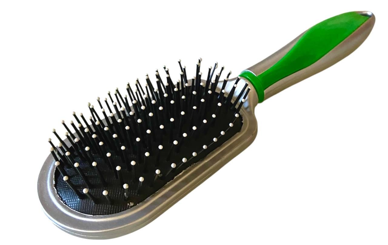 Расческа для волос Xingyu щетка массажная овальная Серый/Зеленый