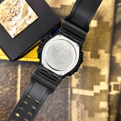 Наручные часы Patriot 001RDUASI с логотипом Тризуб Черный/Красный (2101028634) - фото 4 Наручные часы Patriot 001RDUASI с логотипом Тризуб Черный/Красный (2101028634) - фото 4