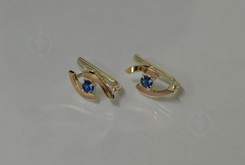 Серебряные серьги Sil 113s-12 Танзанит (Sil-892)