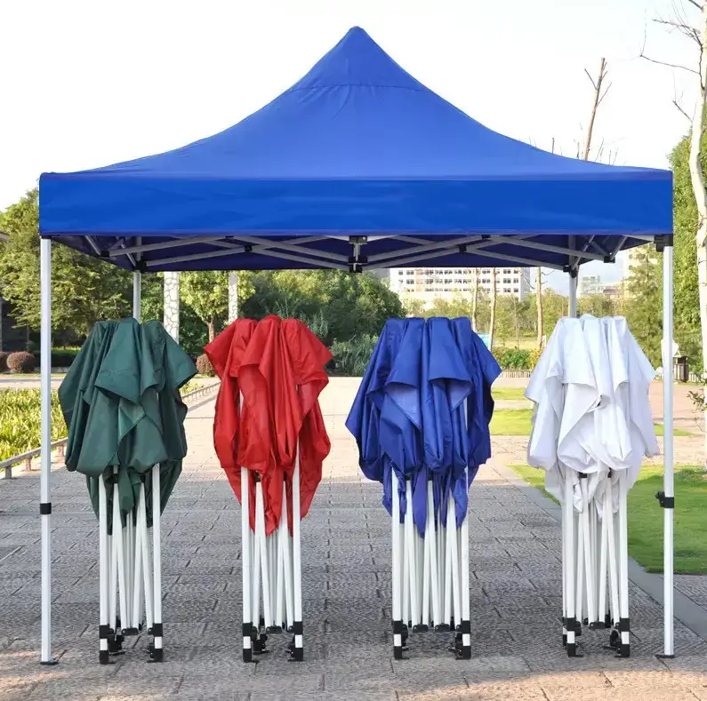 Розсувний намет посилений 3х3 м Синій - фото 3 Розсувний намет посилений 3х3 м Синій - фото 3