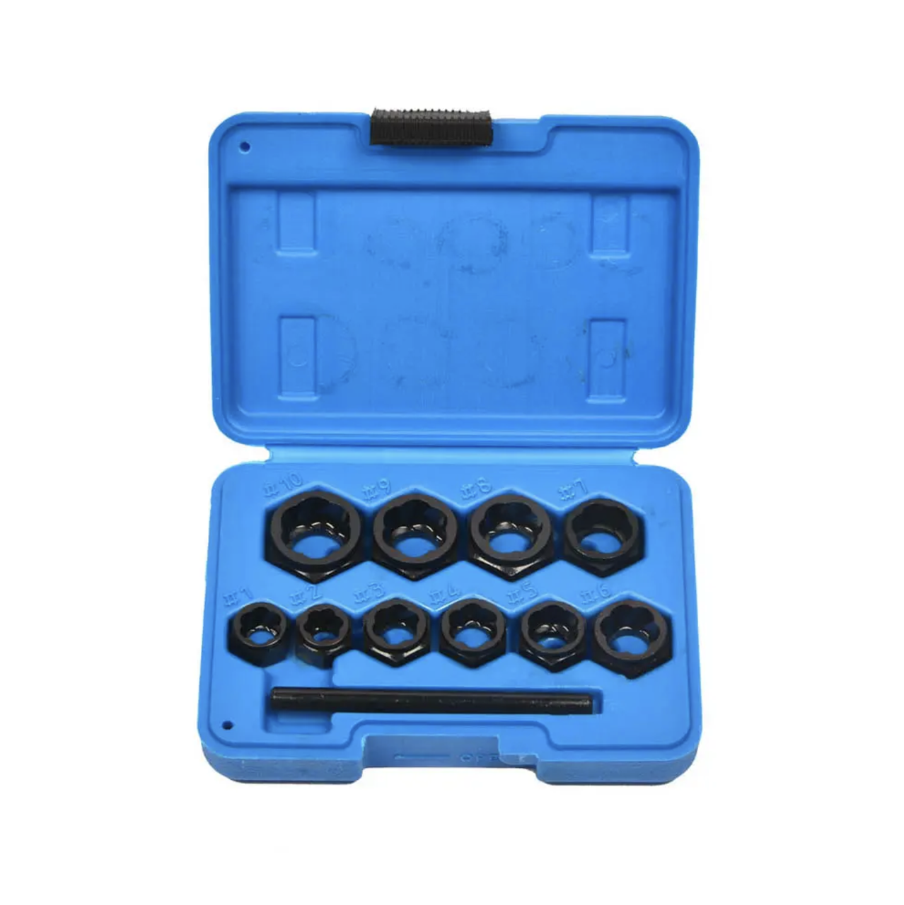 Набір для викручування пошкоджених болтів і гайок Rewolt T1345 низький профіль 11 шт.