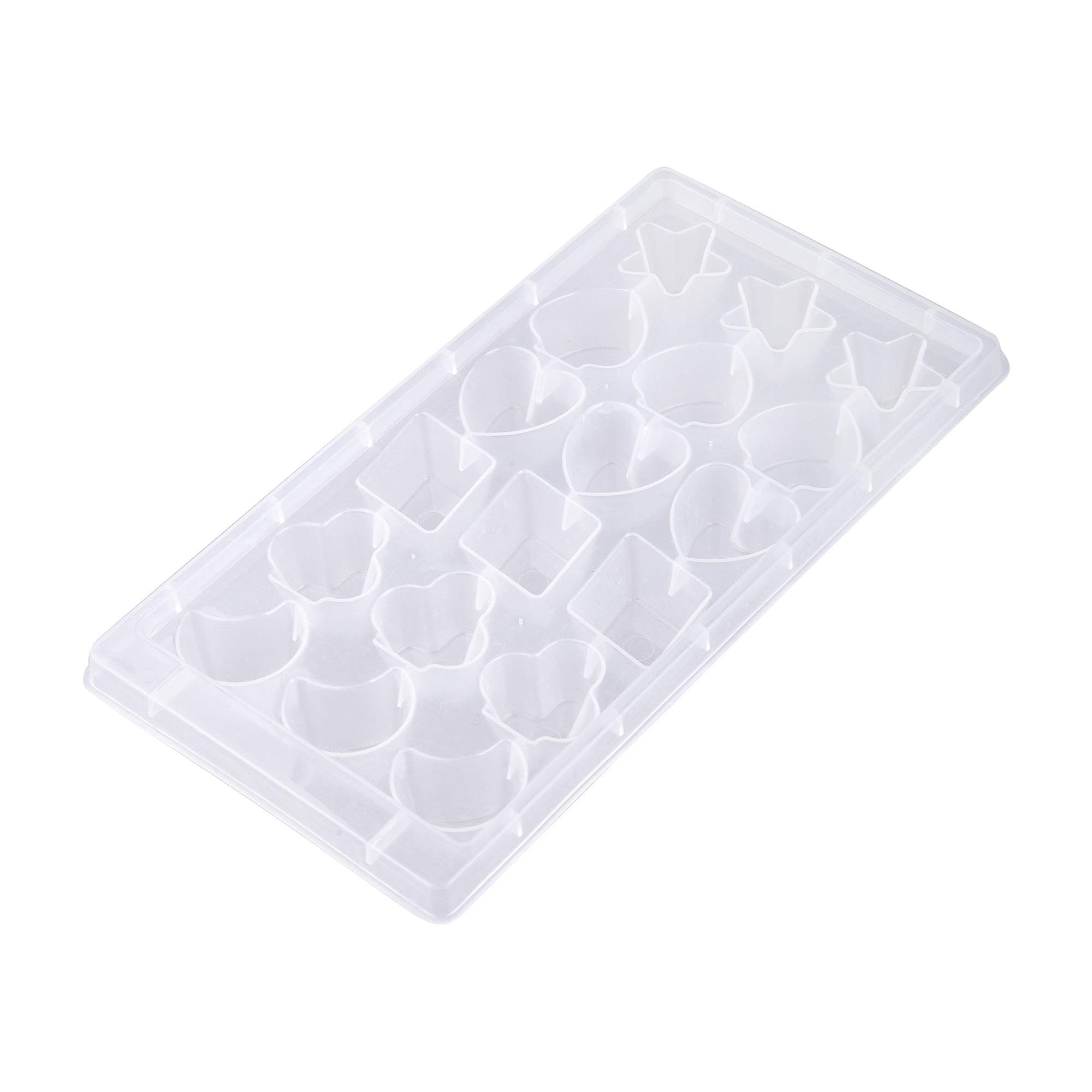 Лоток для льда Ekodeo 2,5х12,5х24,5 см Белый (P94002)