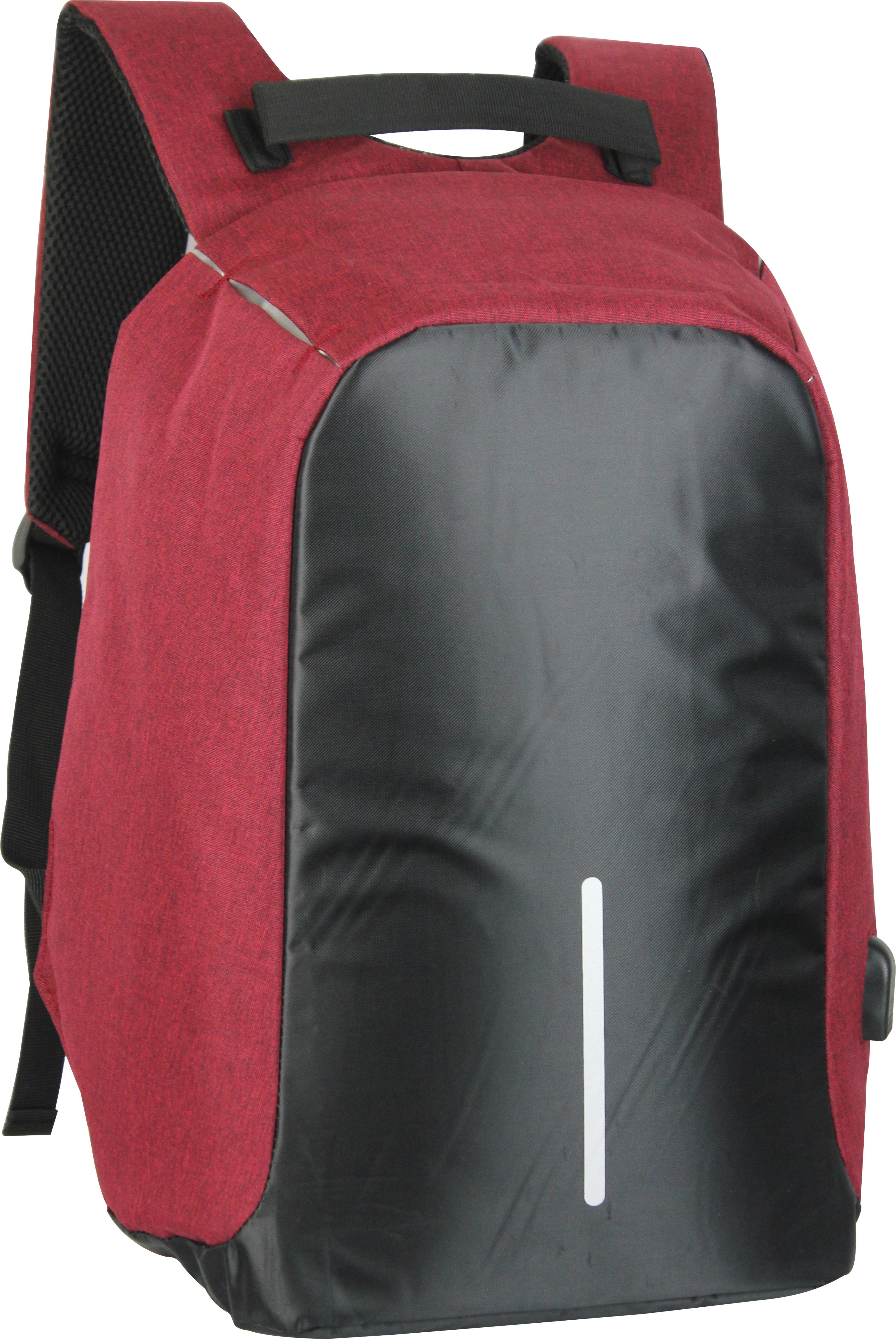 Рюкзак Optima Anti-theft 44х30х11 см 6-15 л Червоний (O97482-03)