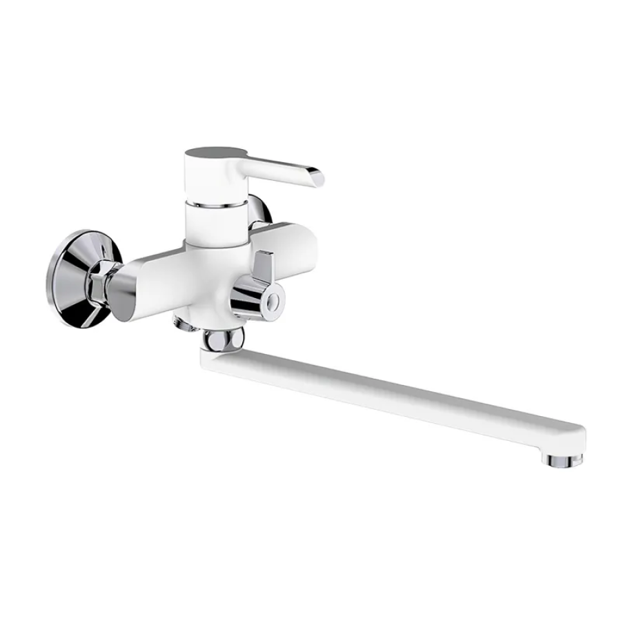 Смеситель для ванной однорычажный MIXXUS Edem 006 White (MI5846)