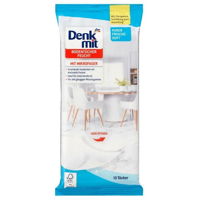 Салфетки для пола Denkmit Pure Frische 15 шт. (1581151690)