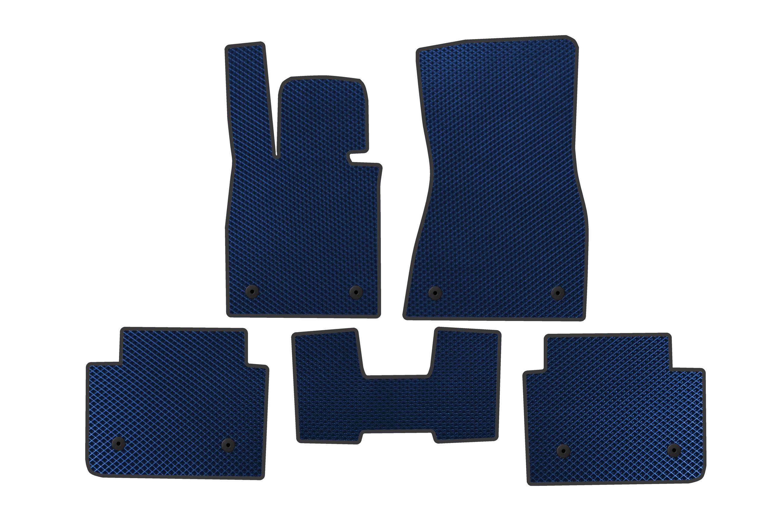 Коврики автомобильные Digital Designs EVA для i5 G60E для BMW 5/i5 серия G60/G60E/G61 2023- гг. этилвинилацетат Синий (183769)