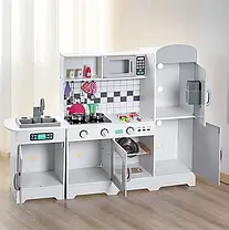 Кухня дерев'яна дитяча AVKO Альмерія звукові та світлові ефекти та аксесуари - фото 2 Кухня дерев'яна дитяча AVKO Альмерія звукові та світлові ефекти та аксесуари - фото 2
