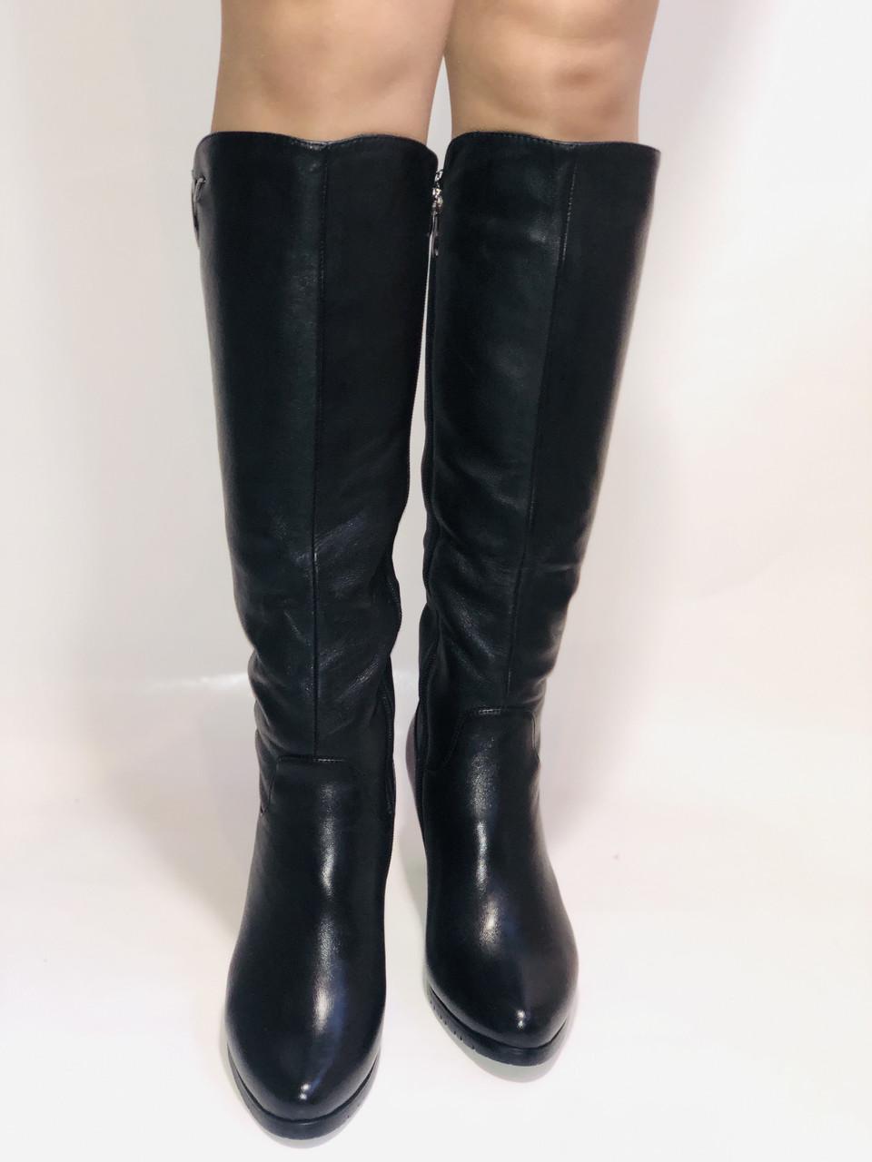 Сапоги женские зимние Molka р. 38 24,5 см Черный (2432) - фото 4