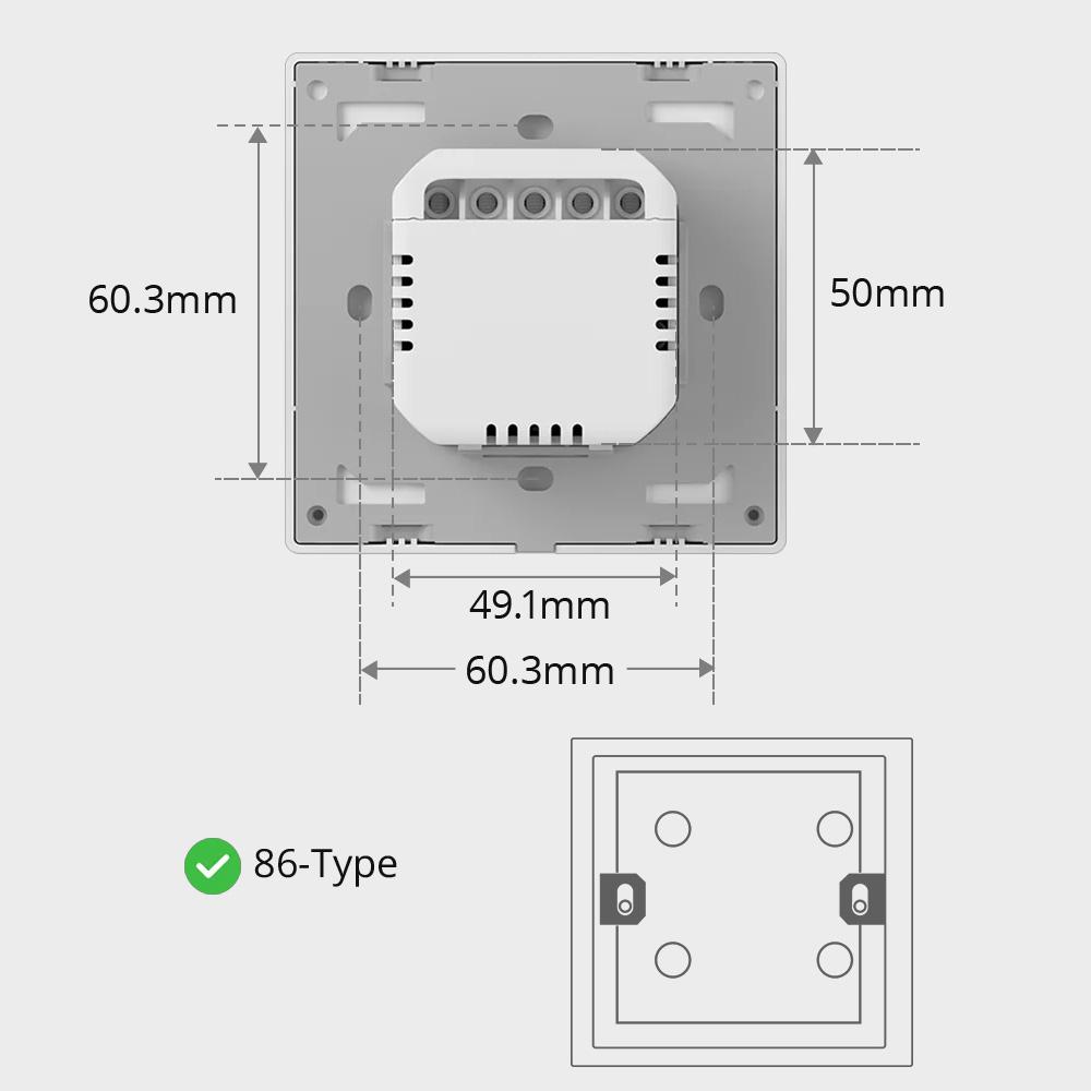 Выключатель Zigbee Sonoff ZBM5 3 клавиши - фото 6