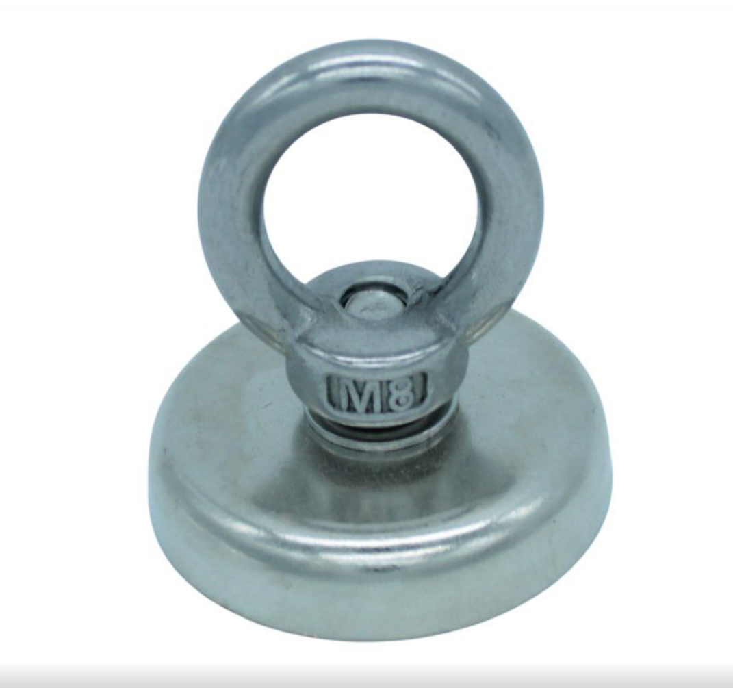 Магнит поисковый с крючком сила 80 кг (552059197)