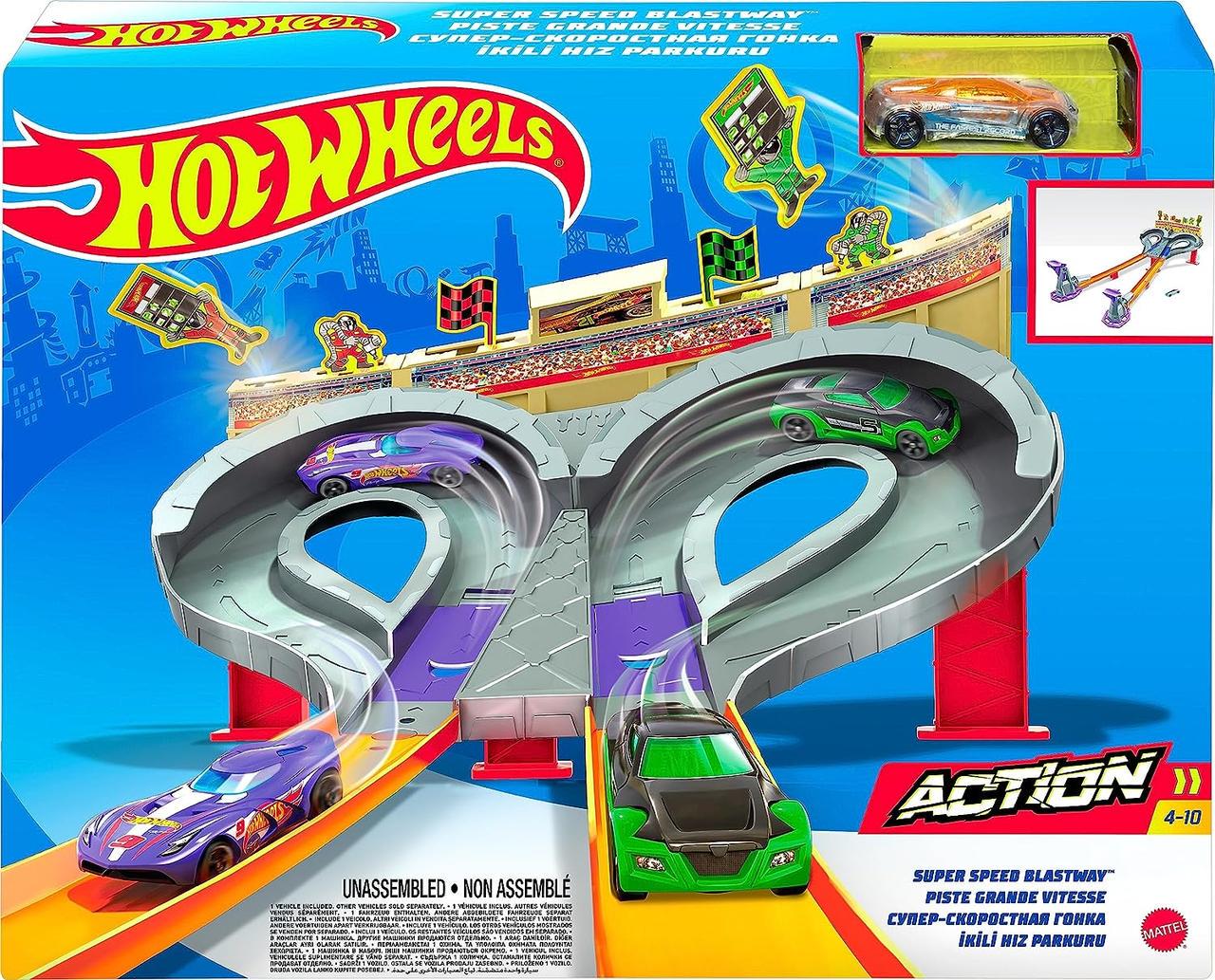 Игровой набор Hot Wheels Super Speed ​​Blastway Track Set (CDL49)