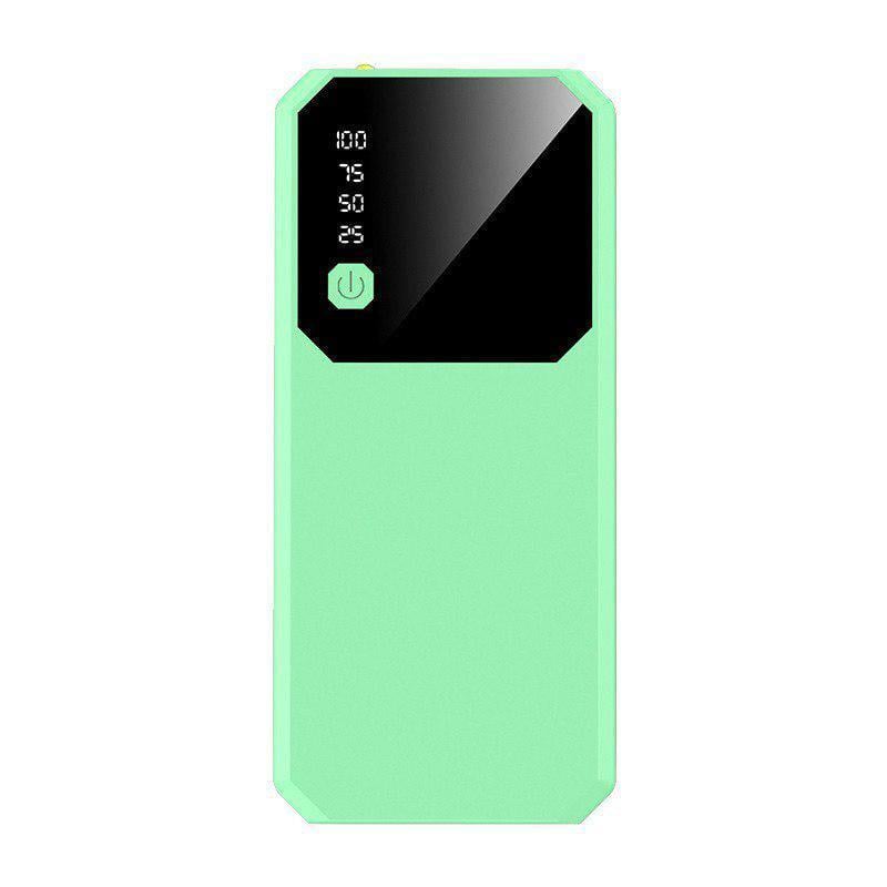 Повербанк Nomi 40000 mAh 3 USB с дисплеем и LED фонариком Мятный (855d013e)