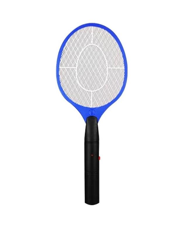 Мухобойка электрическая Rechargeable Mosquito-hitting Swatter трехслойная аккумуляторная Черно-синий (cf071a1b) - фото 3