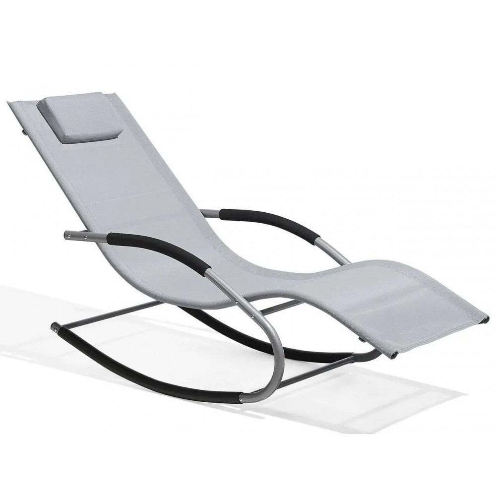 Шезлонг Bonro BG-01 Cерый (42400534_sike_NM) - фото 5 Шезлонг Bonro BG-01 Cерый (42400534_sike_NM) - фото 5