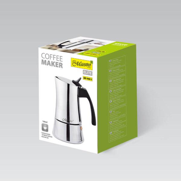 Кофеварка гейзерная Maestro MR-1668-6 Espresso Moka 300 мл (226867) - фото 3 Кофеварка гейзерная Maestro MR-1668-6 Espresso Moka 300 мл (226867) - фото 3