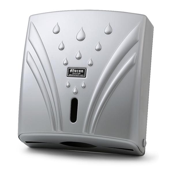 Диспенсер для полотенец Z-сложения на 300 шт. Серый (6393444)