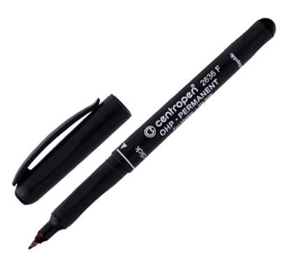 Маркер перманентний Centropen 0,6 мм Чорний (2636/01)