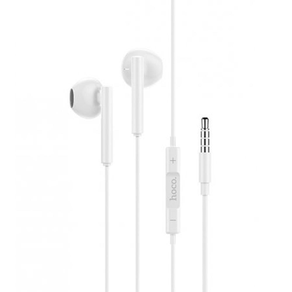 Навушники Hoco M64 Melodious wire з мікрофоном White