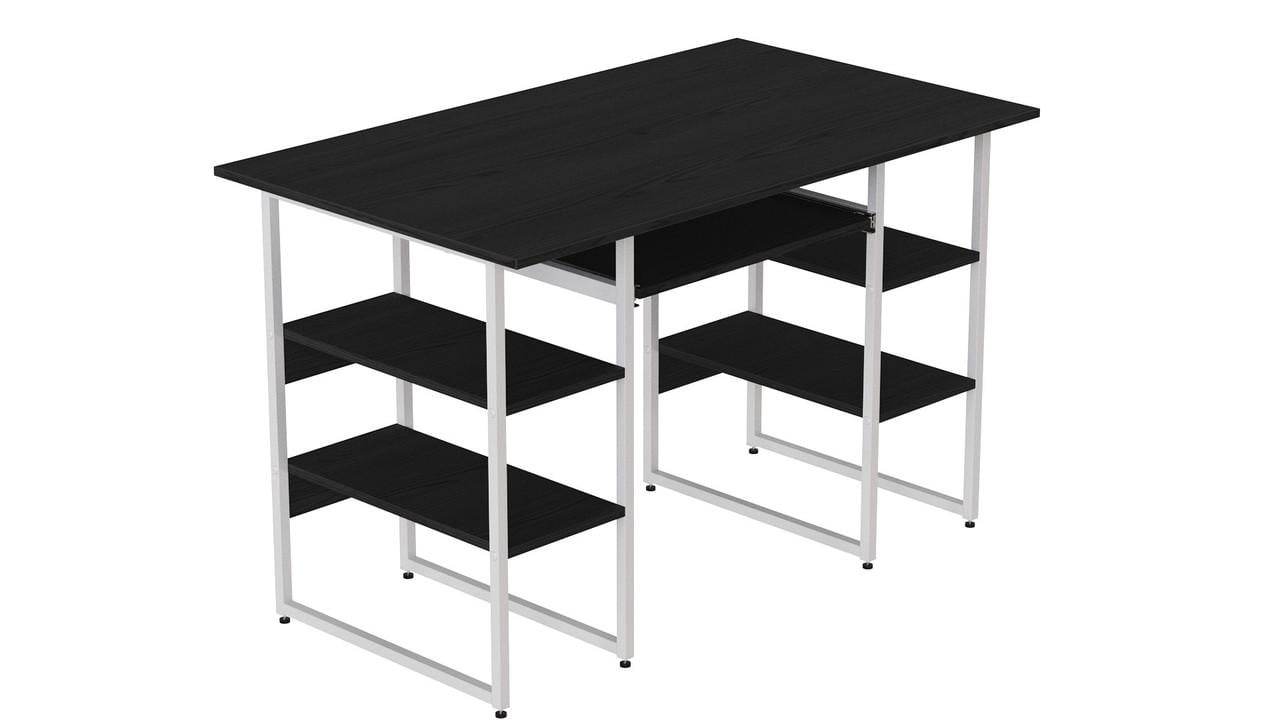 Компьютерный стол Ferrum-decor Тим ДСП 32 мм 75x140x70 см Белый/Сосная Кембра (FRD-101390) - фото 1 Компьютерный стол Ferrum-decor Тим ДСП 32 мм 75x140x70 см Белый/Сосная Кембра (FRD-101390) - фото 1