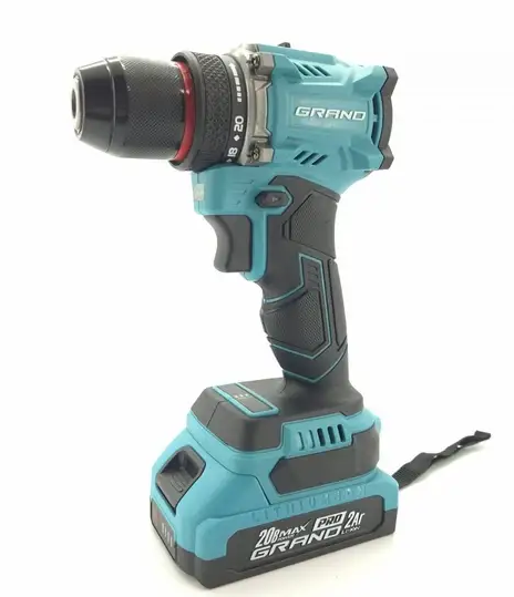 Шуруповерт акумуляторний Grand ДА-20/2 BL PRO BRUSHLESS 20В 2 Ah 2 акумулятори/зарядний пристрій/кейс (GRDA20/2BL)