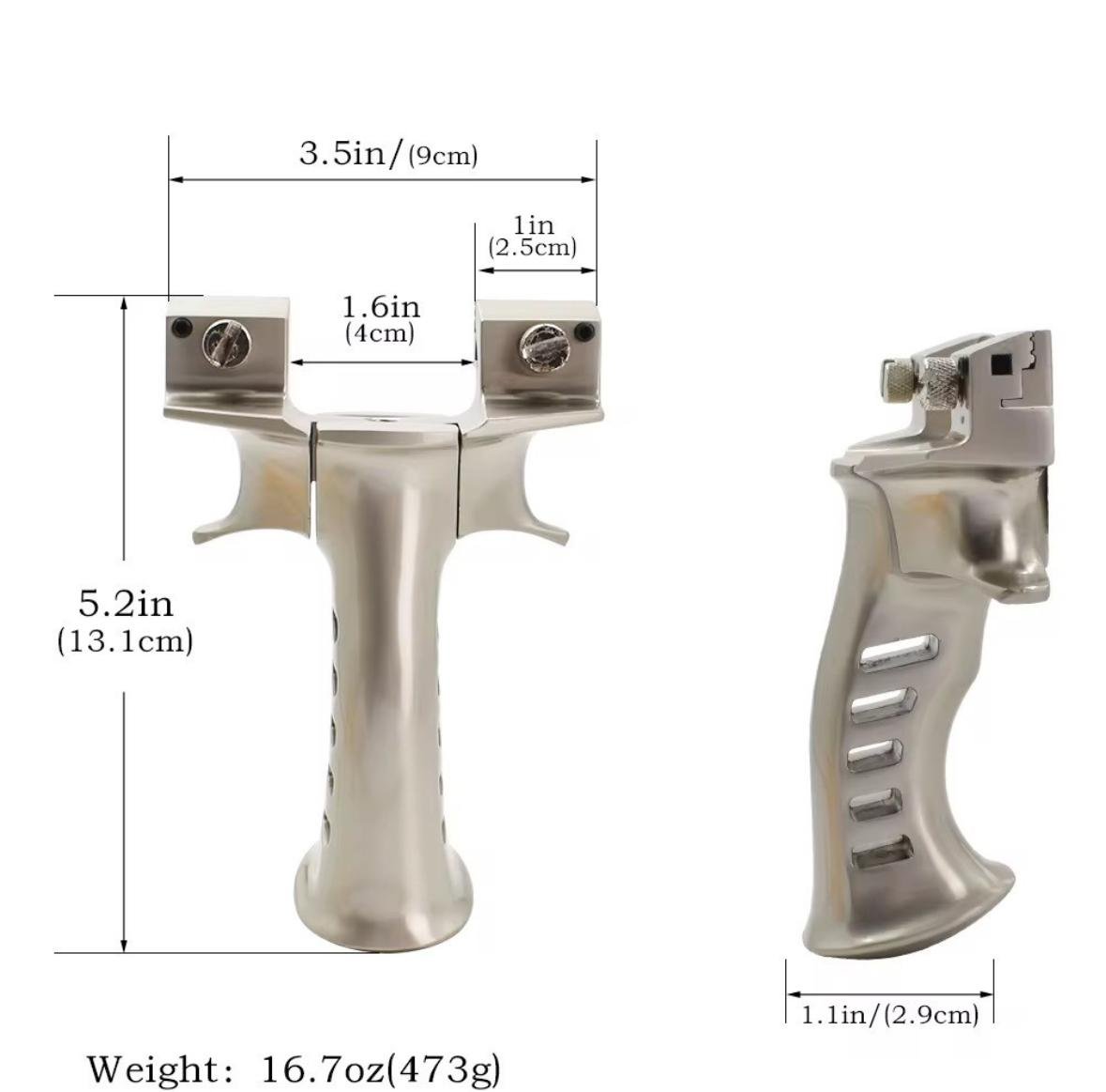 Рогатка металева SFU Steel King з прицілом (0018) - фото 2 Рогатка металева SFU Steel King з прицілом (0018) - фото 2