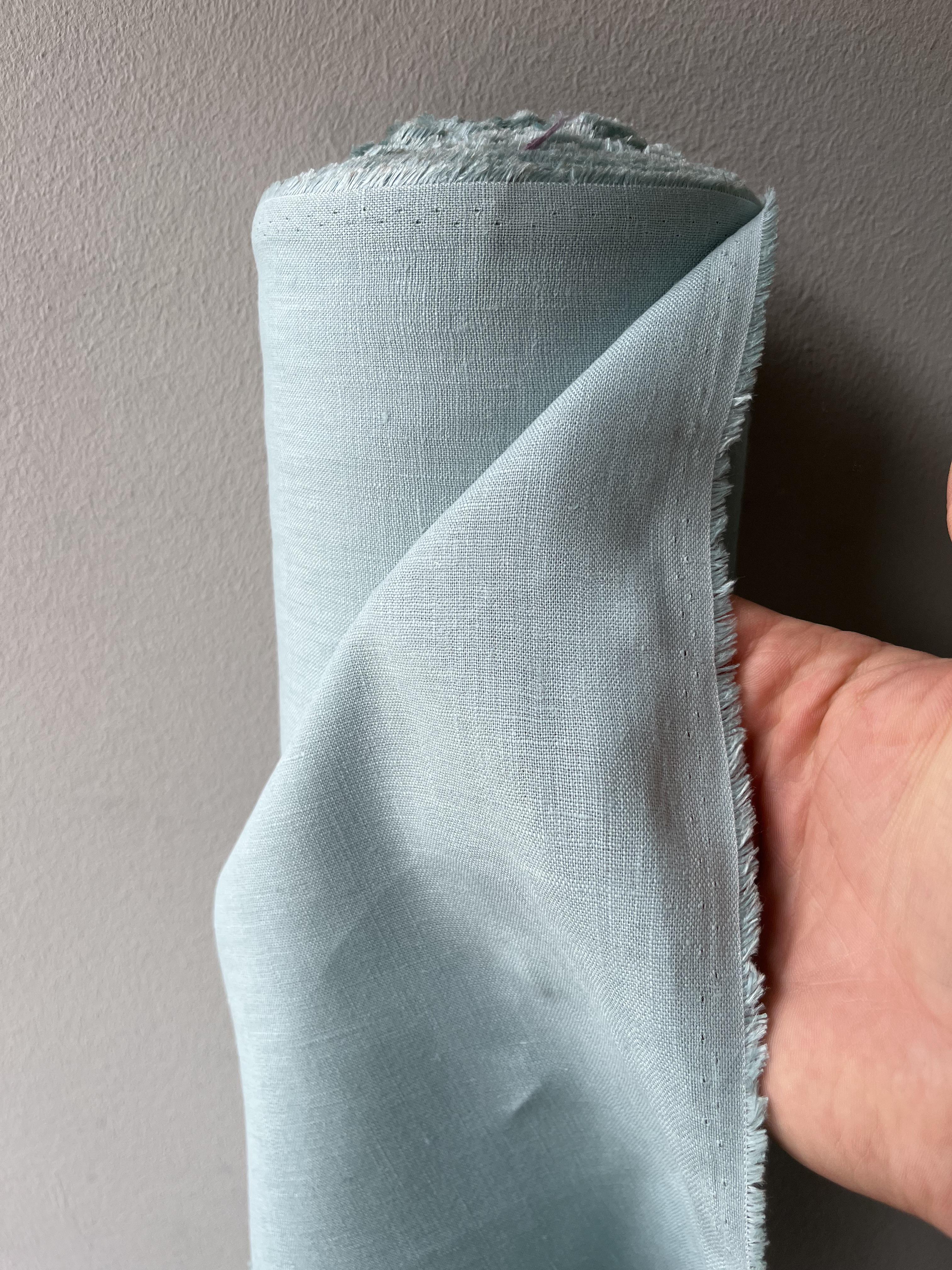 Ткань Linen Plus 100% лен 143 см 1525 Мятный - фото 5 Ткань Linen Plus 100% лен 143 см 1525 Мятный - фото 5