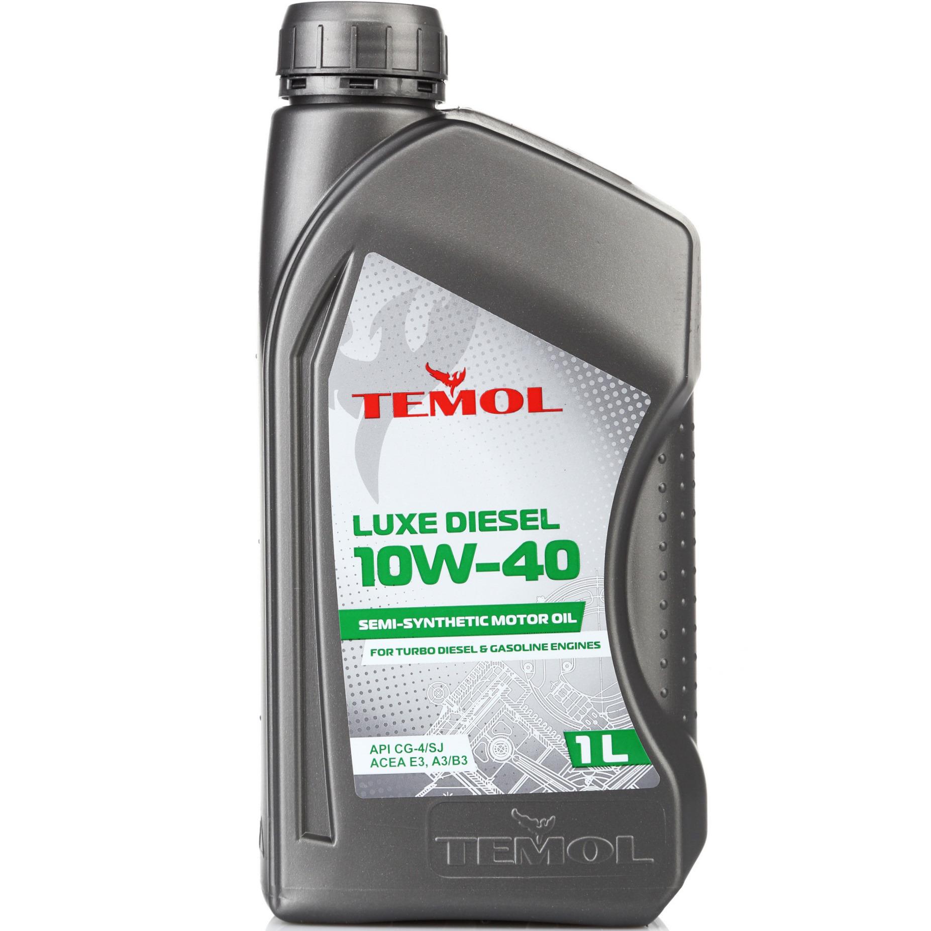 Моторное масло Temol для дизельных двигателей Luxe Diesel 10W-40 1 л
