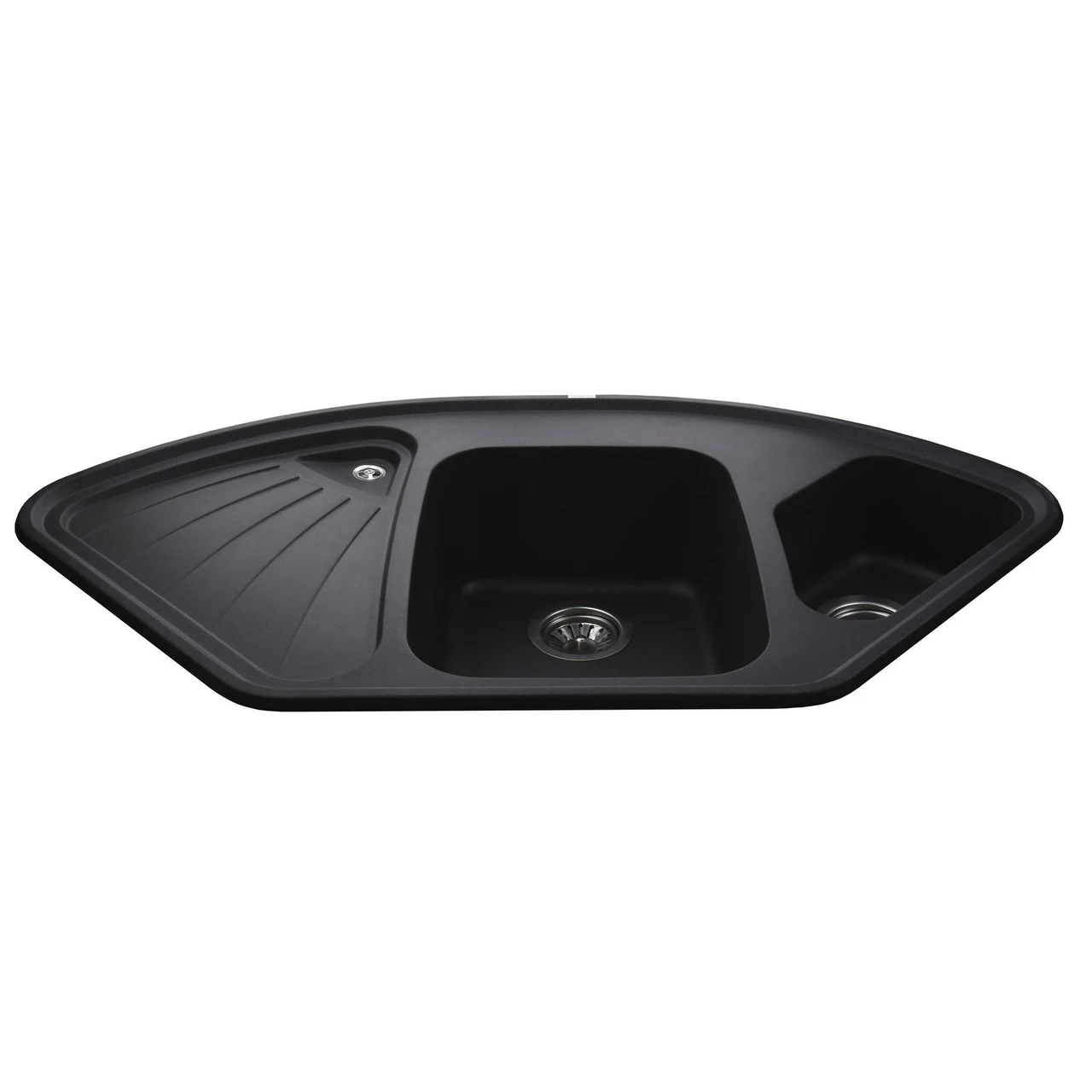 Мойка гранитная Globus Lux AVERNO А0001 1060х575 мм Черный металлик (04000035) - фото 5 Мойка гранитная Globus Lux AVERNO А0001 1060х575 мм Черный металлик (04000035) - фото 5