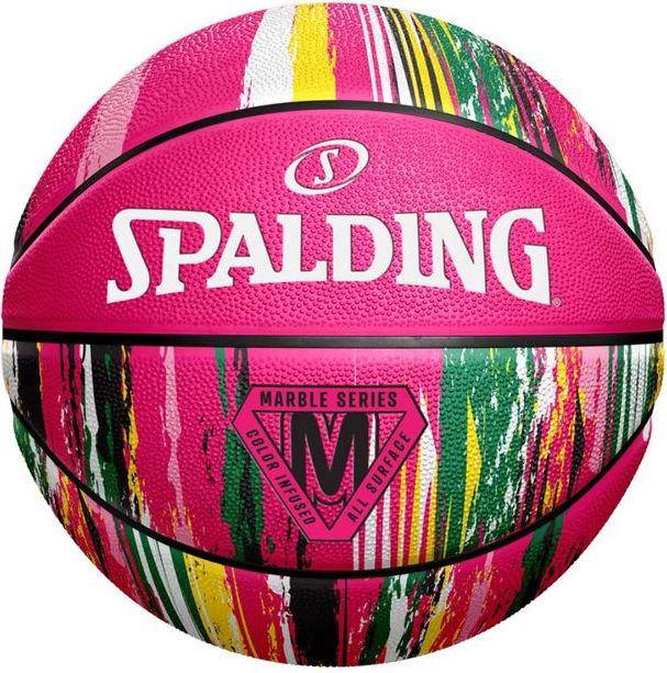 Баскетбольный мяч Spalding MARBLE BALL р. 7 Розовый (84402Z)