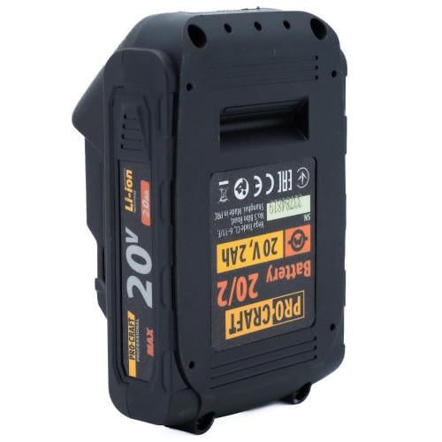 Акумуляторна батарея ProCraft Battery 20/2 - фото 6 Акумуляторна батарея ProCraft Battery 20/2 - фото 6